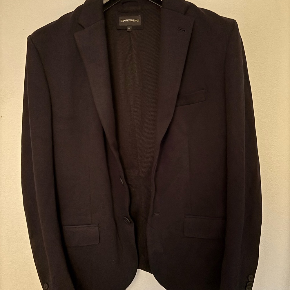 Emporio Armani Men's Navy Travel Blazer